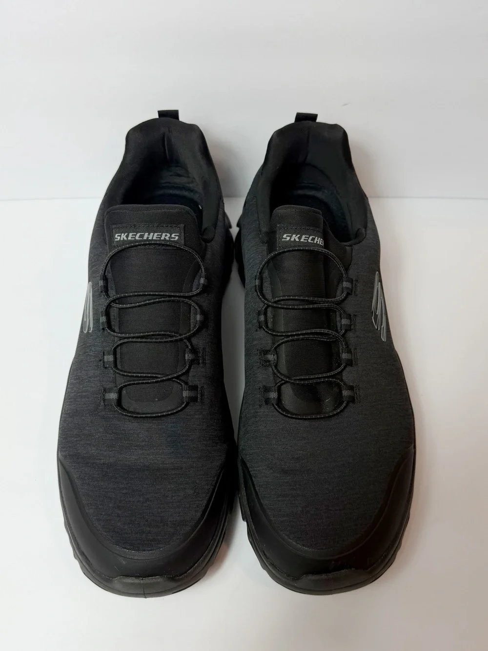 Skechers Glide-Step Wide Fit Black Sneakers Men's US 13